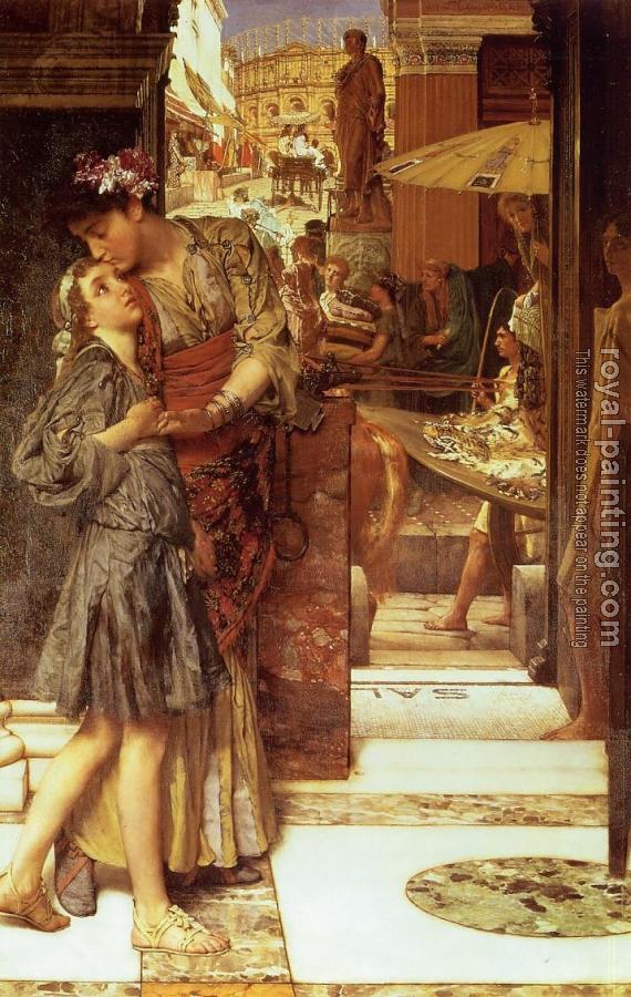 Sir Lawrence Alma-Tadema : The Parting Kiss